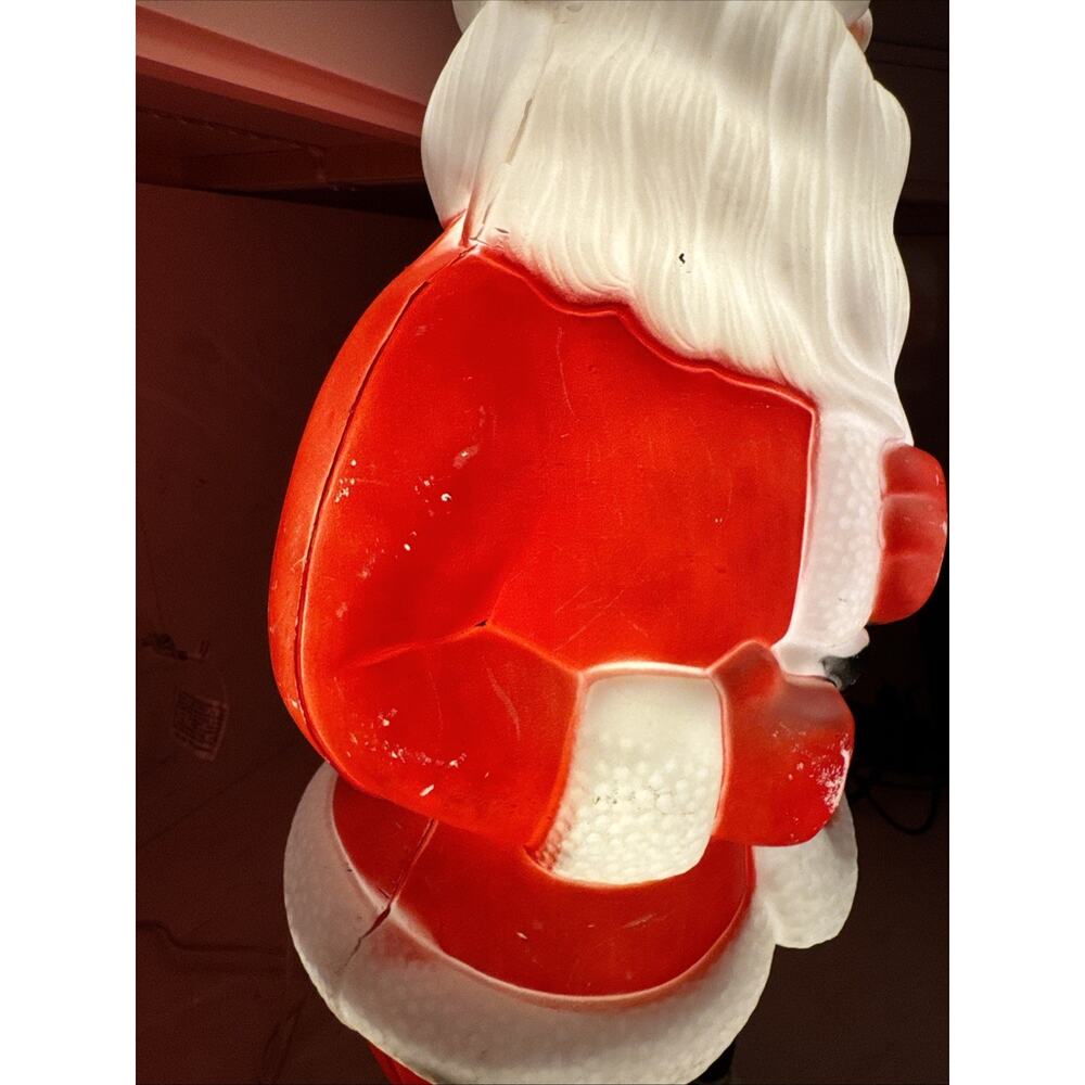 Vintage Blow Mold Santa Claus Working Light 1973 Empire 23” Carolina Enterprises - Picture 3 of 15